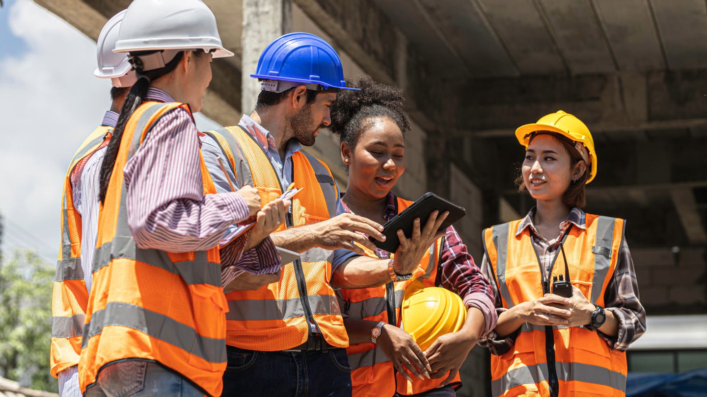Salon styling station at District Twenty One in Anderson